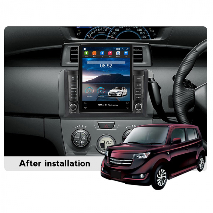 Navigatie dedicata Toyota bB 2 2005-2016,Tesla Style, ANDROID 13,Carplay&Android Auto, 10 inch , 8+128GB, Internet, Aplicatii, Waze, GPS [4]