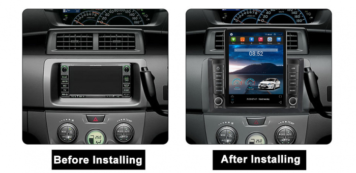 Navigatie dedicata Toyota bB 2 2005-2016,Tesla Style, ANDROID 13,Carplay&Android Auto, 10 inch , 8+128GB, Internet, Aplicatii, Waze, GPS [3]