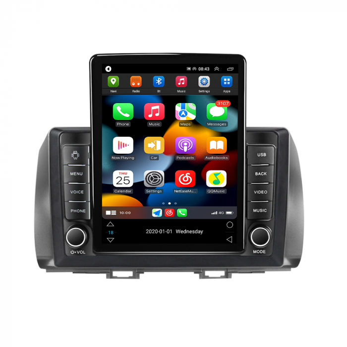 Navigatie dedicata Toyota bB 2 2005-2016,Tesla Style, ANDROID 13,Carplay&Android Auto, 10 inch , 8+128GB, Internet, Aplicatii, Waze, GPS [2]