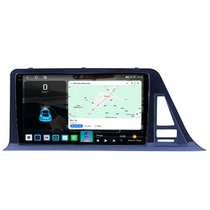 Navigatie dedicata Toyota C-HR, 4GB RAM 64GB ROM, Octacore, Android 14, Display QLED 1K 9", Carplay&Android Auto, SIM 4G, Ventilator Activ [2]