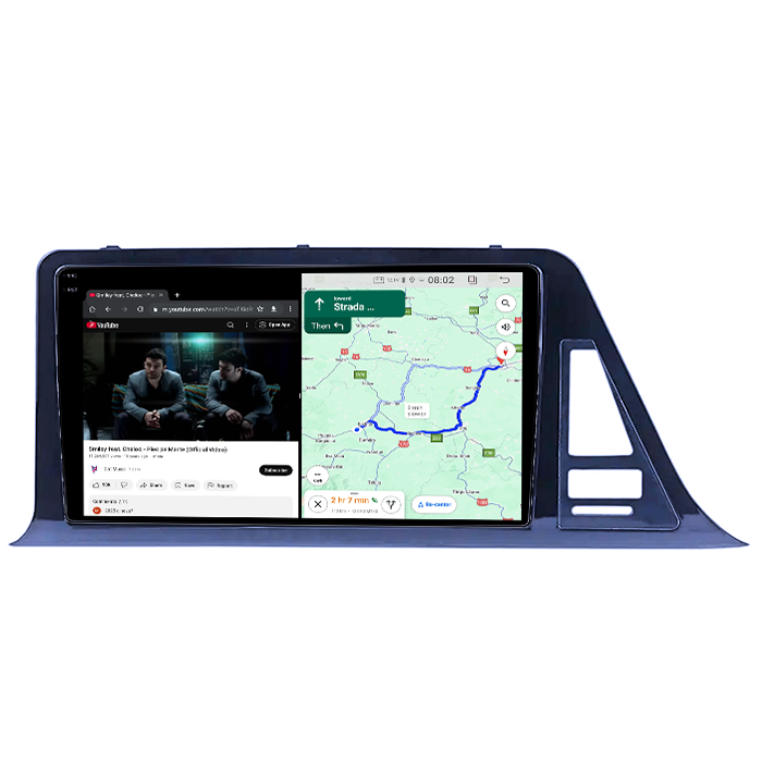 Navigatie dedicata Toyota C-HR, 4GB RAM 64GB ROM, Quad Core, Display 9" QLED 1K, Carplay, Android 14, Bluetooth, Magazin Play, Suport Camere AHD [6]