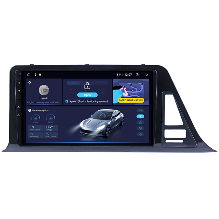 Navigatie dedicata Toyota C-HR, 8GB RAM 128GB ROM, Octacore, Platforma TS18, Android 13, Display QLED 9”, Suporta camera 360º, DSP, Carplay&Android Auto, SIM 4G, Ventilator Activ [3]