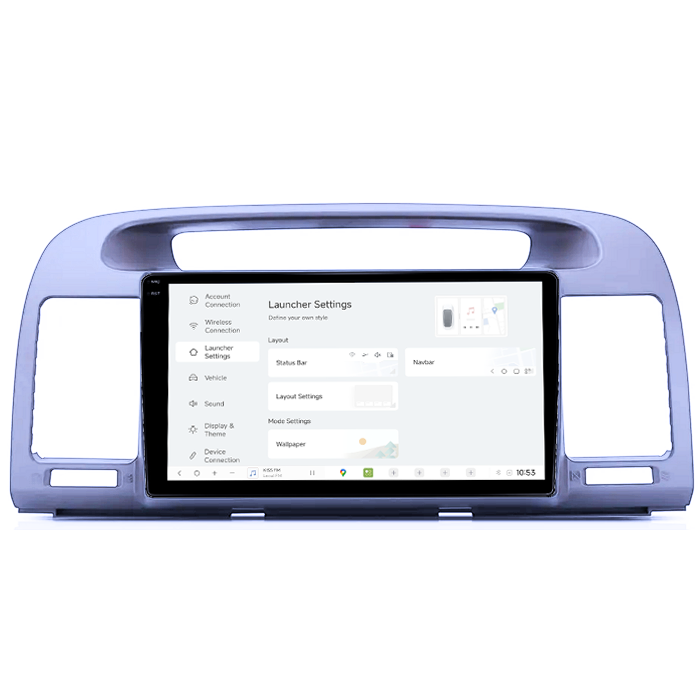 Navigatie dedicata Toyota Camry 2002-2006, DUDU3, 4GB RAM 64GB ROM, Octacore, Platforma 8581, Android, Display QLED 9", DSP, Carplay&AndroidAuto [5]