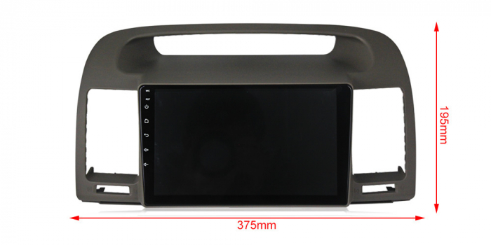 Navigatie dedicata Toyota Camry 2002-2006, 4 GB RAM 32 ROM, Android 13, Display QLED, 9", DSP, Carplay, Android Auto, Internet, Youtube, Waze, WI-FI, USB, Bluetooth [5]