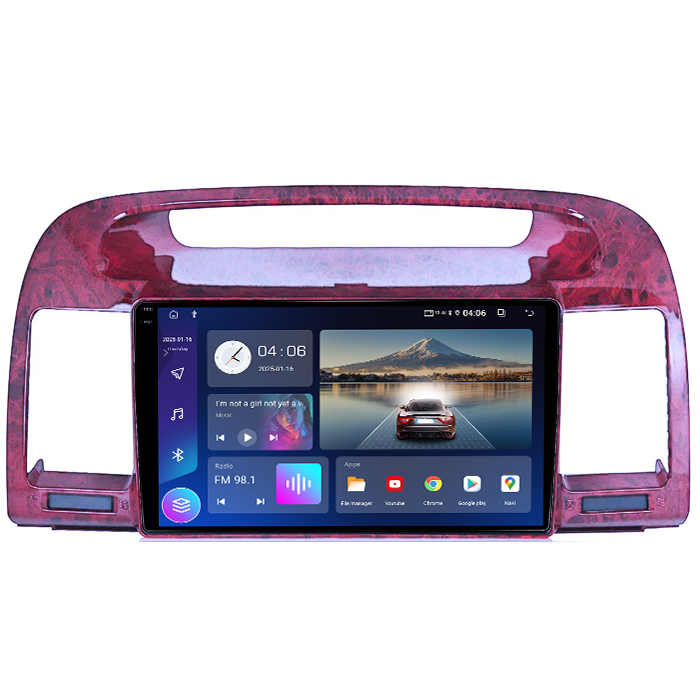 Navigatie dedicata Toyota Camry 2002-2006, 4GB RAM 64GB ROM, Quad Core, Display 9" QLED 1K, Carplay, Android 14, Bluetooth, Magazin Play, Suport Camere AHD [2]