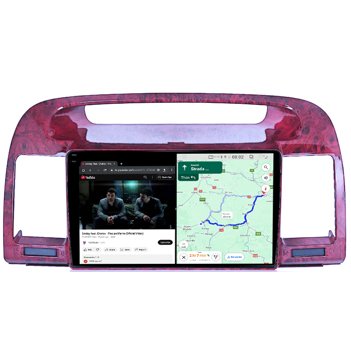 Navigatie dedicata Toyota Camry 2002-2006, 8GB RAM 128GB ROM, Octacore, Platforma TS18, Android 14, Display QLED 9", Suporta camera 360", DSP, Carplay&Android Auto, SIM 4G, Ventilator Activ [7]