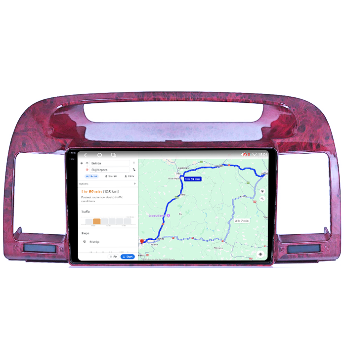 Navigatie dedicata Toyota Camry 2002-2006, 8GB RAM 128GB ROM, Octacore, Platforma TS18, Android 14, Display QLED 9", Suporta camera 360", DSP, Carplay&Android Auto, SIM 4G, Ventilator Activ [4]