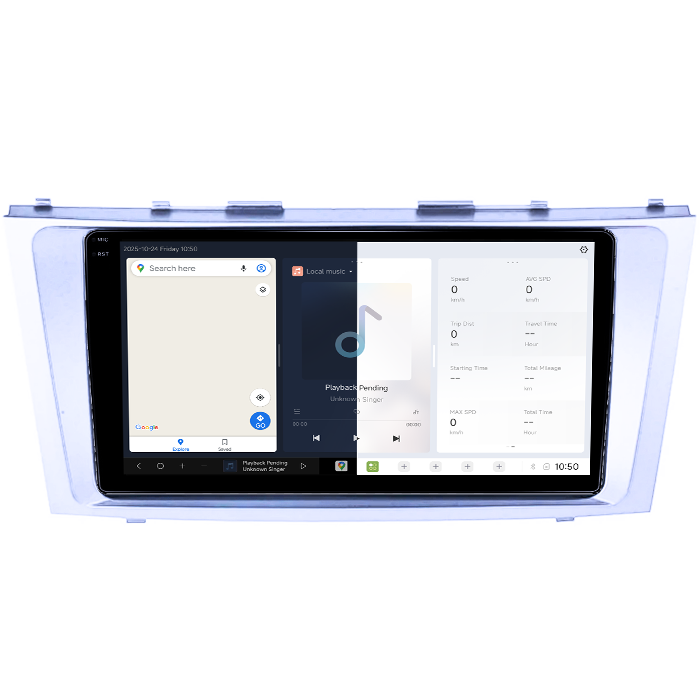 Navigatie dedicata Toyota Camry 2006-2011, DUDU3, 4GB RAM 64GB ROM, Octacore, Platforma 8581, Android, Display QLED 9", DSP, Carplay&AndroidAuto [2]