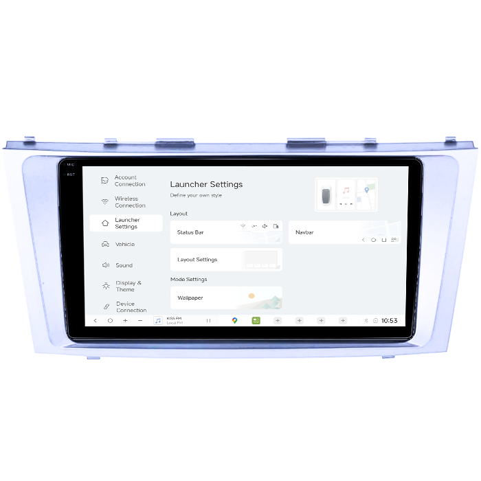 Navigatie dedicata Toyota Camry 2006-2011, DUDU3, 4GB RAM 64GB ROM, Octacore, Platforma 8581, Android, Display QLED 9", DSP, Carplay&AndroidAuto [5]