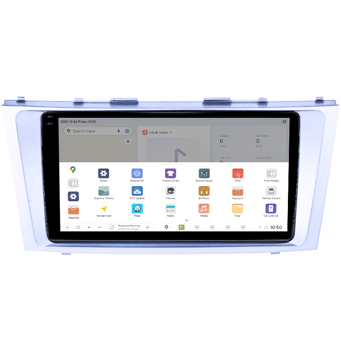 Navigatie dedicata Toyota Camry 2006-2011, DUDU3, 4GB RAM 64GB ROM, Octacore, Platforma 8581, Android, Display QLED 9", DSP, Carplay&AndroidAuto [3]