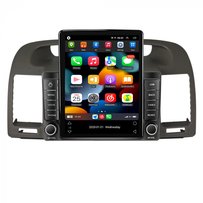 Navigatie dedicata Toyota Camry 2002-2006 ,Tesla Style, ANDROID 13,Carplay&Android Auto, 10 inch , 8+128GB, Internet, Aplicatii, Waze, GPS [2]