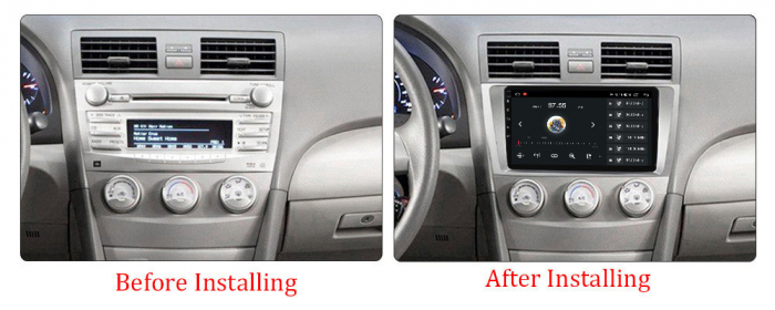 Navigatie dedicata Toyota Camry 2006-2011, 4 GB RAM 64 ROM, Android 13, Display QLED, 9", DSP, Carplay, Android Auto, Internet, Youtube, Waze, WI-FI, USB, Bluetooth [4]
