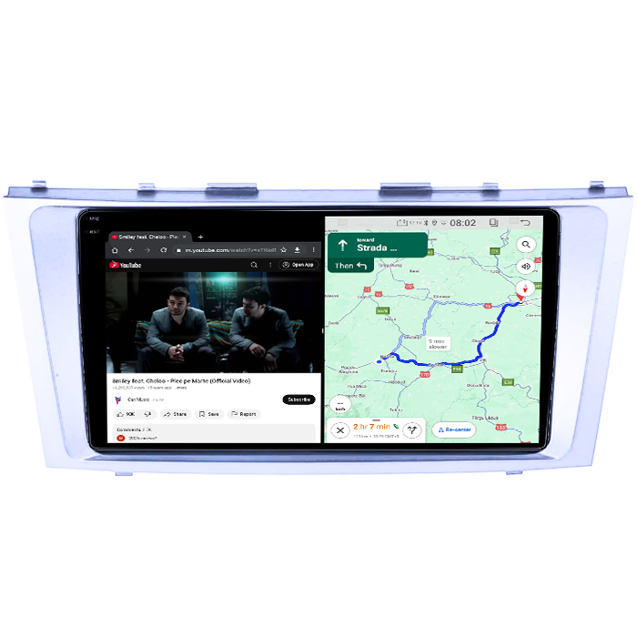 Navigatie dedicata Toyota Camry 2006-2011, 4GB RAM 64GB ROM, Quad Core, Display 9" QLED 1K, Carplay, Android 14, Bluetooth, Magazin Play, Suport Camere AHD [6]