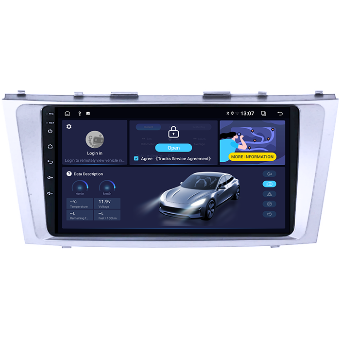 Navigatie dedicata Toyota Camry 2006-2011, 8GB RAM 128GB ROM, Octacore, Platforma TS18, Android 13, Display QLED 9”, Suporta camera 360º, DSP, Carplay&Android Auto, SIM 4G, Ventilator Activ [4]