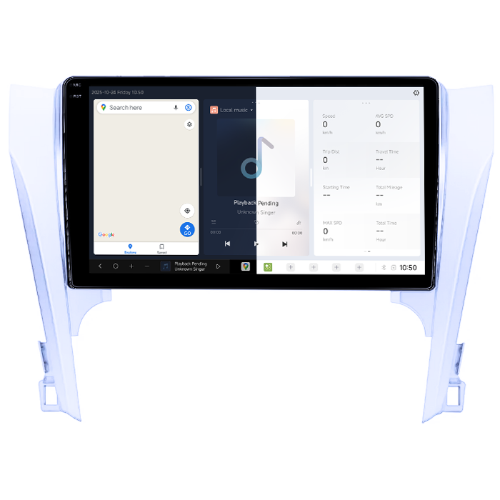 Navigatie dedicata Toyota Camry 2011-2014, DUDU3, 4GB RAM 64GB ROM, Octacore, Platforma 8581, Android, Display QLED 9", DSP, Carplay&AndroidAuto [2]