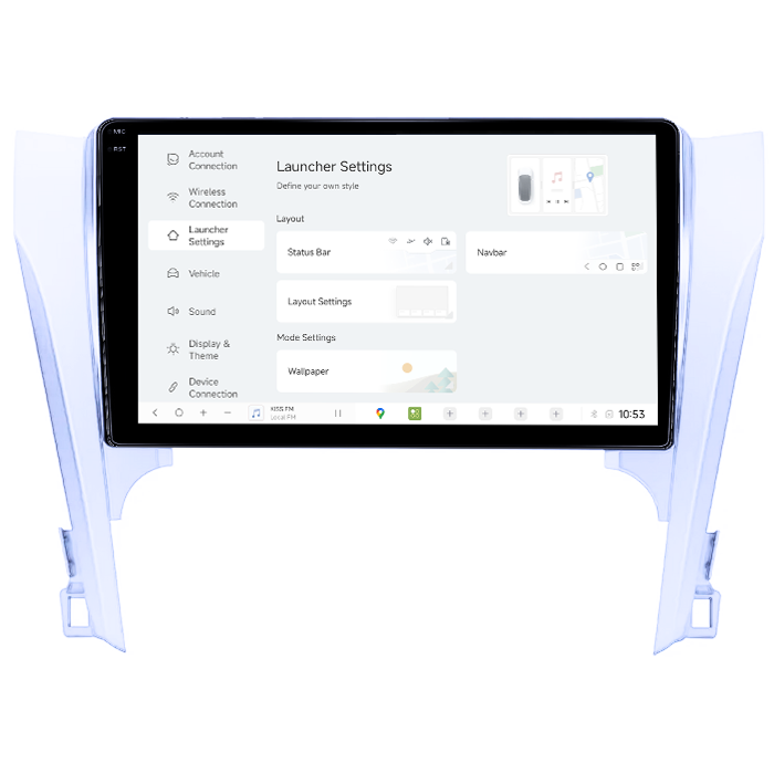 Navigatie dedicata Toyota Camry 2011-2014, DUDU3, 4GB RAM 64GB ROM, Octacore, Platforma 8581, Android, Display QLED 9", DSP, Carplay&AndroidAuto [5]