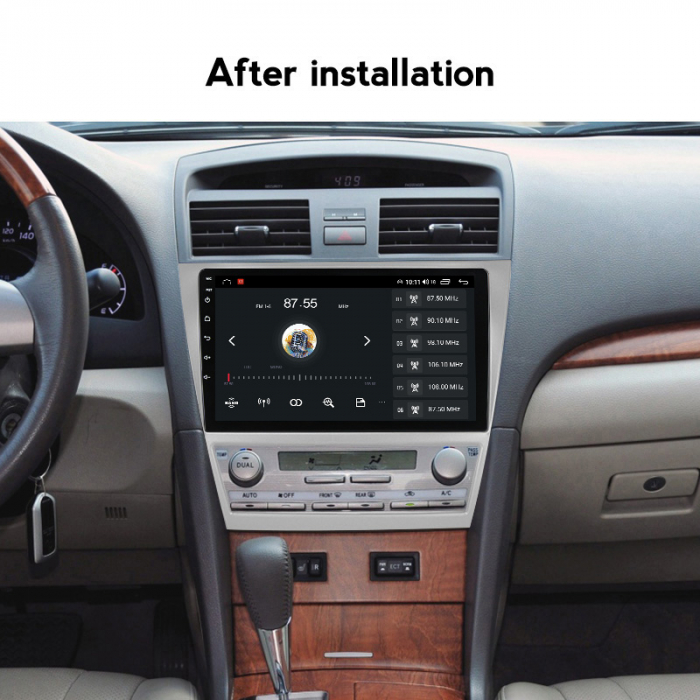 Navigatie dedicata Toyota Camry 2007-2011, 4 GB RAM 32 ROM, Android 13, Display QLED, 10", DSP, Carplay, Android Auto, Internet, Youtube, Waze, WI-FI, USB, Bluetooth [5]