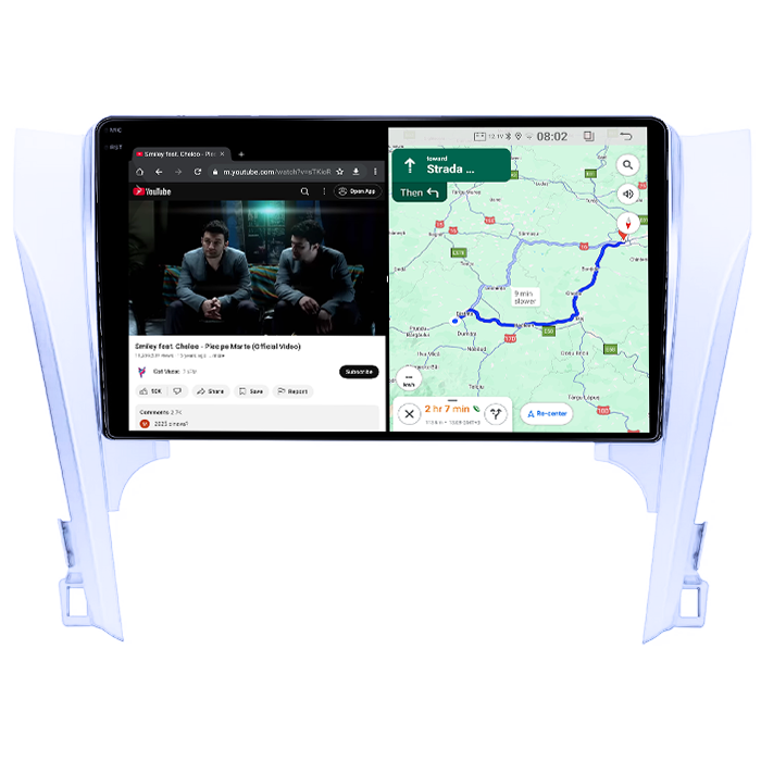 Navigatie dedicata Toyota Camry 2011-2014, 4GB RAM 64GB ROM, Quad Core, Display 9" QLED 1K, Carplay, Android 14, Bluetooth, Magazin Play, Suport Camere AHD [4]