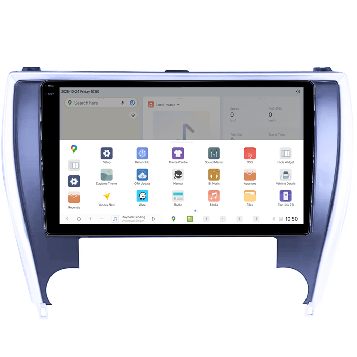 Navigatie dedicata Toyota Camry 2014-2017, DUDU3, 4GB RAM 64GB ROM, Octacore, Platforma 8581, Android, Display QLED 9", DSP, Carplay&AndroidAuto [3]