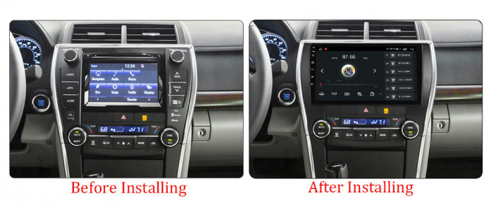 Navigatie dedicata Toyota Camry 2014-2017, 4 GB RAM 64 ROM, Android 13, Display QLED, 10", DSP, Carplay, Android Auto, Internet, Youtube, Waze, WI-FI, USB, Bluetooth [7]