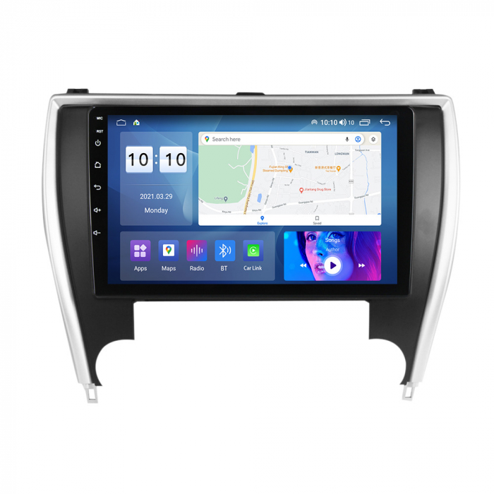 Navigatie dedicata Toyota Camry 2014-2017, 4 GB RAM 64 ROM, Android 13, Display QLED, 10", DSP, Carplay, Android Auto, Internet, Youtube, Waze, WI-FI, USB, Bluetooth [3]