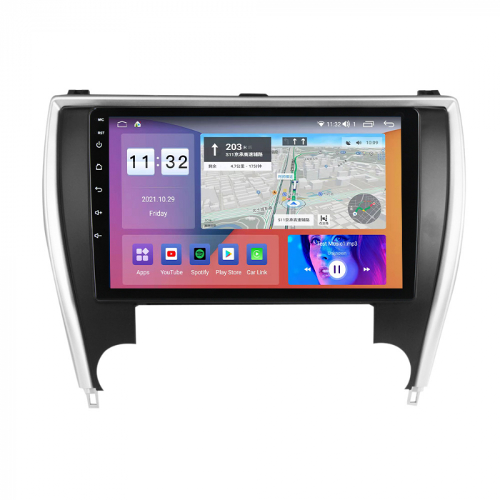 Navigatie dedicata Toyota Camry 2014-2017, 4 GB RAM 64 ROM, Android 13, Display QLED, 10", DSP, Carplay, Android Auto, Internet, Youtube, Waze, WI-FI, USB, Bluetooth [2]