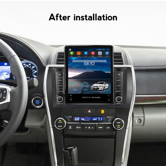 Navigatie dedicata Toyota Camry 2014-2017,Tesla Style, ANDROID 13,Carplay&Android Auto, 10 inch , 8+128GB, Internet, Aplicatii, Waze, GPS [4]