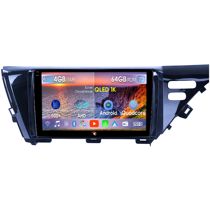 Navigatie dedicata Toyota Camry 2017-2020, 4GB RAM 64GB ROM, Octacore, Android 14, Display QLED 1K 10", Carplay&Android Auto, SIM 4G, Ventilator Activ [1]