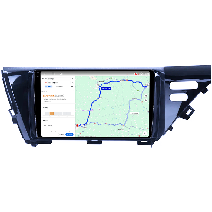 Navigatie dedicata Toyota Camry 2017-2020,4GB RAM 64GB ROM, Procesor Qualcomm Octacore, Android 14, Rezolutie 2K, Display QLED 9", DSP, Carplay&Android Auto, SIM 4G [5]