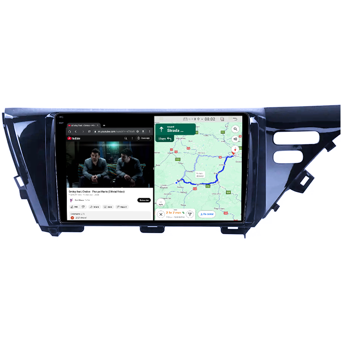 Navigatie dedicata Toyota Camry 2017-2020, 4GB RAM 64GB ROM, Quadcore, Android 14, Display QLED 1K, 9", DSP, Carplay&Android Auto, Suport camere AHD [5]