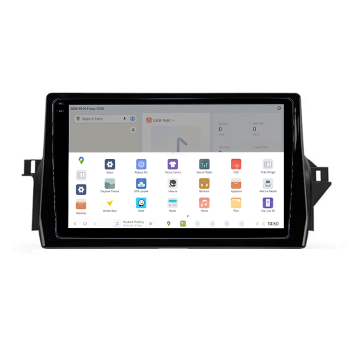 Navigatie dedicata Toyota Camry 2020-2022, DUDU3, 4GB RAM 64GB ROM, Octacore, Platforma 8581, Android, Display QLED 9", DSP, Carplay&AndroidAuto [3]