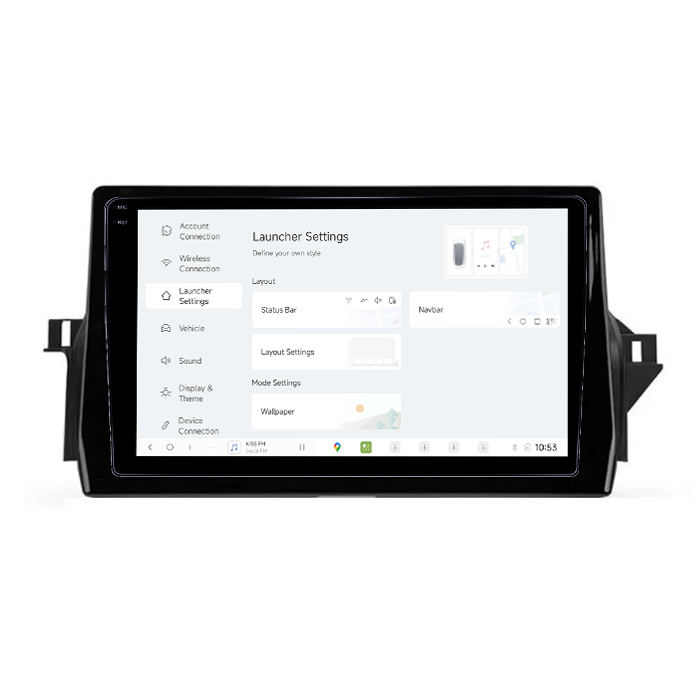 Navigatie dedicata Toyota Camry 2020-2022, DUDU3, 4GB RAM 64GB ROM, Octacore, Platforma 8581, Android, Display QLED 9", DSP, Carplay&AndroidAuto [5]