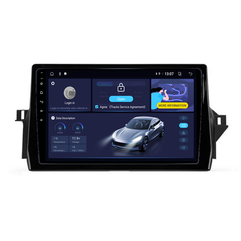 Navigatie dedicata Toyota Camry 2020-2022, 4GB RAM 32GB ROM, Octacore, Android 14, Display QLED  9", DSP, Carplay&Android Auto, SIM 4G, Bluetooth, Ventilator Activ [2]