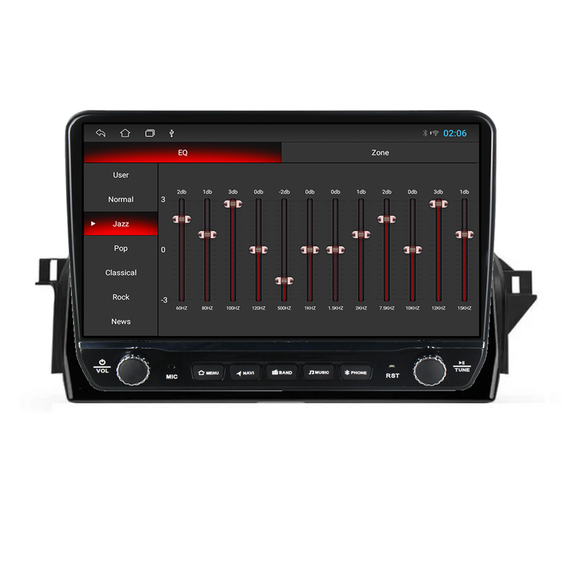 Navigatie dedicata Toyota Camry 2020-2022 Tesla Cu Butoane Rotative Model 2024, 4GB RAM 64GB ROM, Procesor Quadcore, Android 14, Display QLED 10", DSP, Carplay&Android [5]