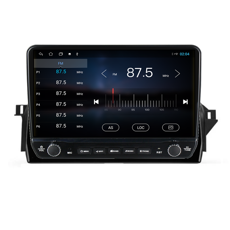 Navigatie dedicata Toyota Camry 2020-2022 Tesla Cu Butoane Rotative Model 2024, 4GB RAM 64GB ROM, Procesor Quadcore, Android 14, Display QLED 10", DSP, Carplay&Android [4]