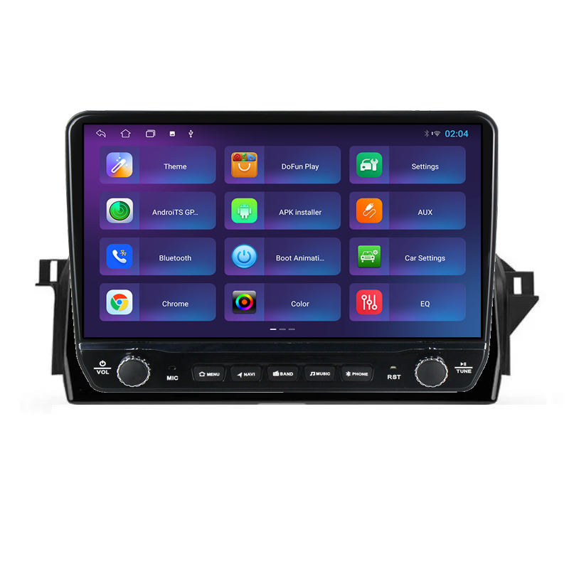 Navigatie dedicata Toyota Camry 2020-2022 Tesla Cu Butoane Rotative Model 2024, 4GB RAM 64GB ROM, Procesor Quadcore, Android 14, Display QLED 10", DSP, Carplay&Android [3]
