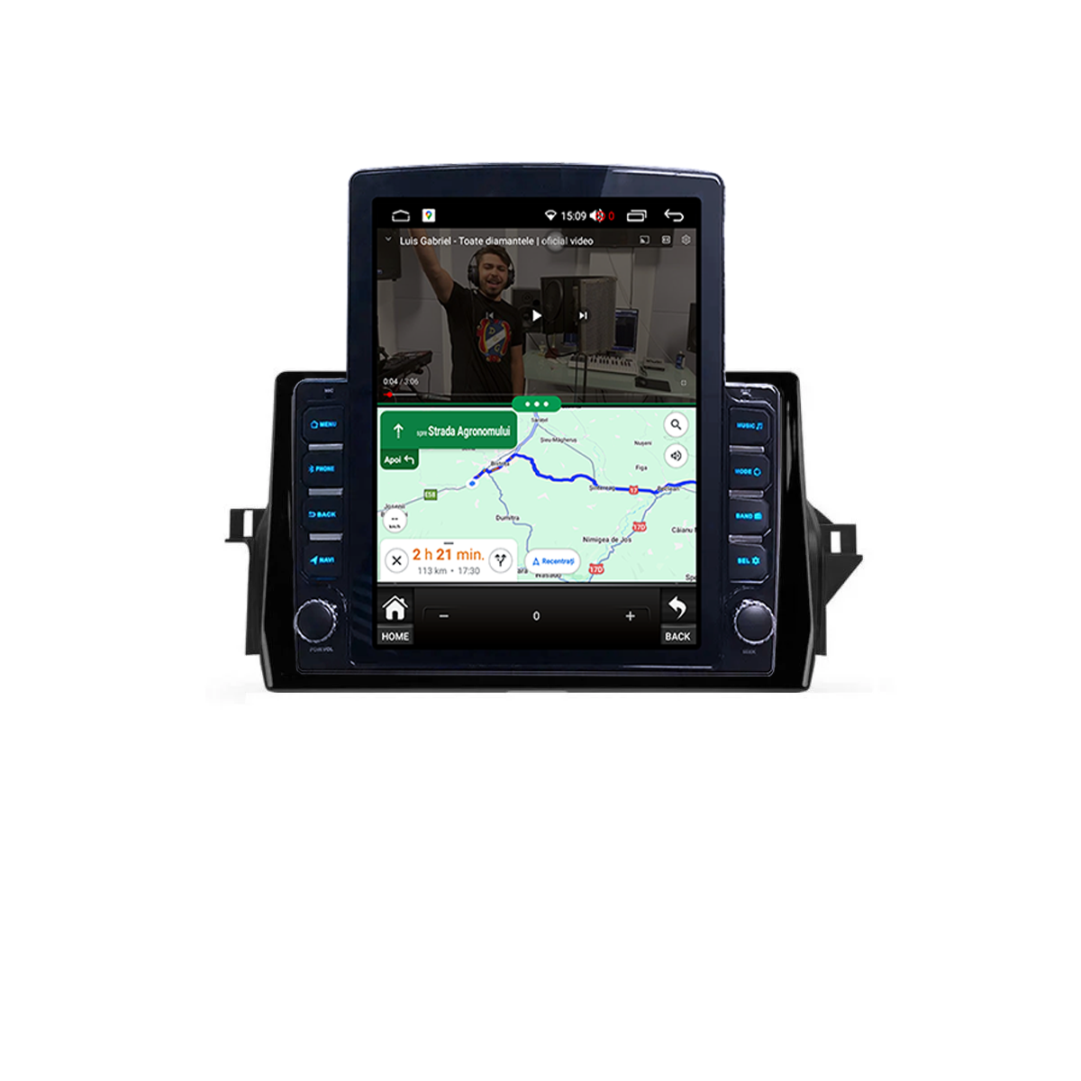 Navigatie dedicata Toyota Camry 2020-2022 Tesla Style, 4GB RAM 64GB ROM, Procesor Quadcore, Android 14, Display QLED 9.7", DSP, Carplay&Android Auto [5]