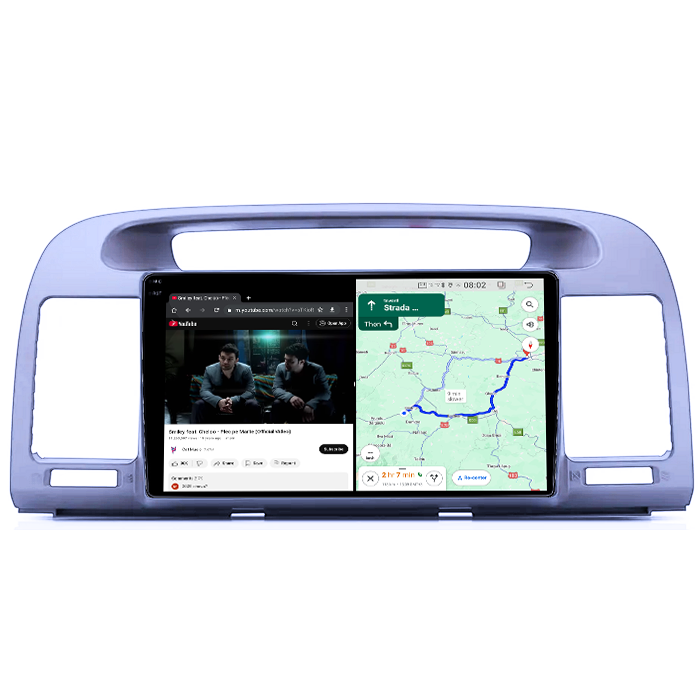 Navigatie dedicata Toyota Camry 5 2001-2006, 8GB RAM 128GB ROM, Octacore, Platforma TS18, Android 14, Display QLED 10", Suporta camera 360", DSP, Carplay&Android Auto, SIM 4G, Ventilator Activ [7]
