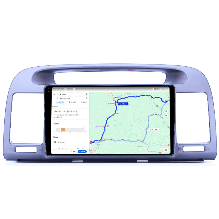 Navigatie dedicata Toyota Camry 5 2001-2006, 8GB RAM 128GB ROM, Octacore, Platforma TS18, Android 14, Display QLED 10", Suporta camera 360", DSP, Carplay&Android Auto, SIM 4G, Ventilator Activ [4]