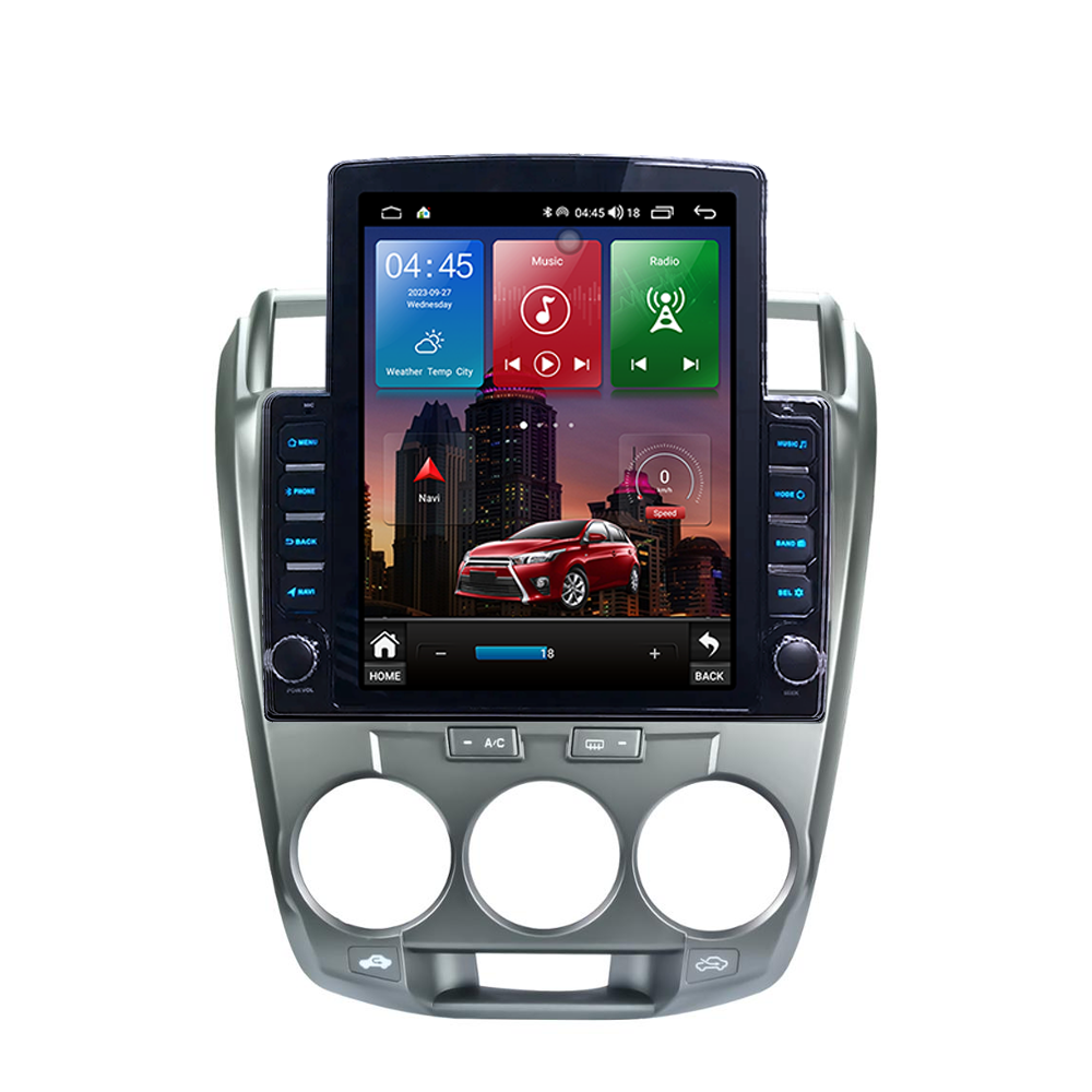 Navigatie dedicata Honda City 2008- 2013 Tesla Style, 4GB RAM 64GB ROM, Procesor Quadcore, Android 14, Display QLED 9.7", DSP, Carplay&Android Auto [2]