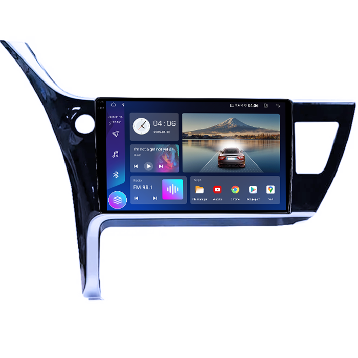 Navigatie dedicata Toyota Corolla 2017-2019, 4GB RAM 64GB ROM, Procesor Qualcomm Octacore, Android 14, Rezolutie 2K, Display QLED 9", DSP, Carplay&Android [2]
