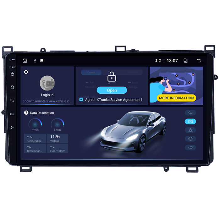 Navigatie dedicata Toyota Corolla 11 Auris E180 2017-2018, 8GB RAM 128GB ROM, Octacore, Platforma TS18, Android 13, Display QLED 9”, Suporta camera 360º, DSP, Carplay&Android Auto, SIM 4G, Ventilator [1]