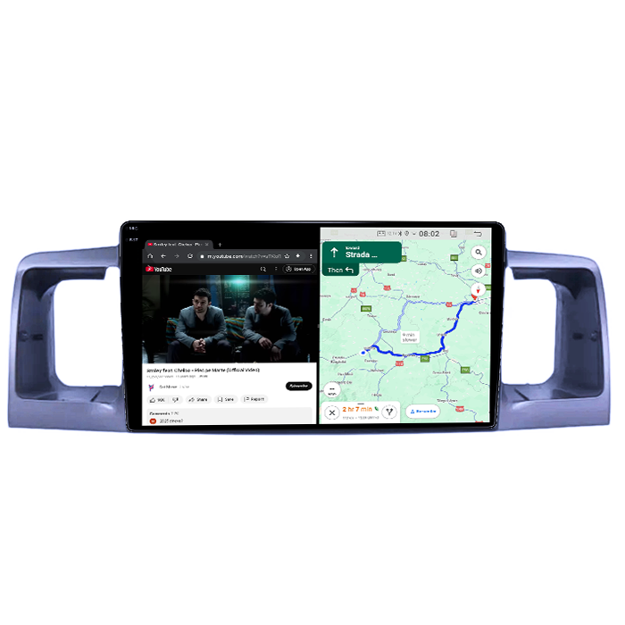 Navigatie dedicata Toyota Corolla 2000-2004, 4GB RAM 32GB ROM, Octacore, Android 14, Display QLED  9", DSP, Carplay&Android Auto, SIM 4G, Bluetooth, Ventilator Activ [4]