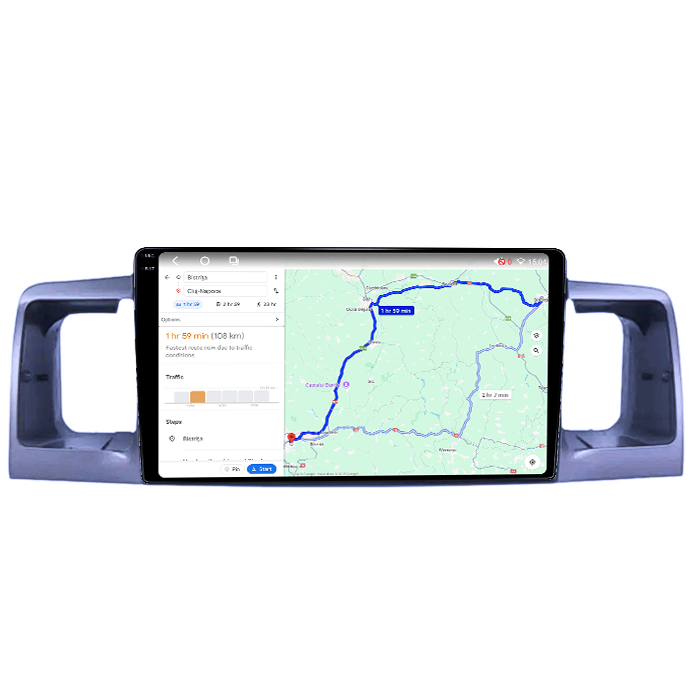 Navigatie dedicata Toyota Corolla 2000-2004, 4GB RAM 64GB ROM, Procesor Qualcomm Octacore, Android 14, Rezolutie 2K, Display QLED 9", DSP, Carplay&Android Auto, SIM 4G [5]