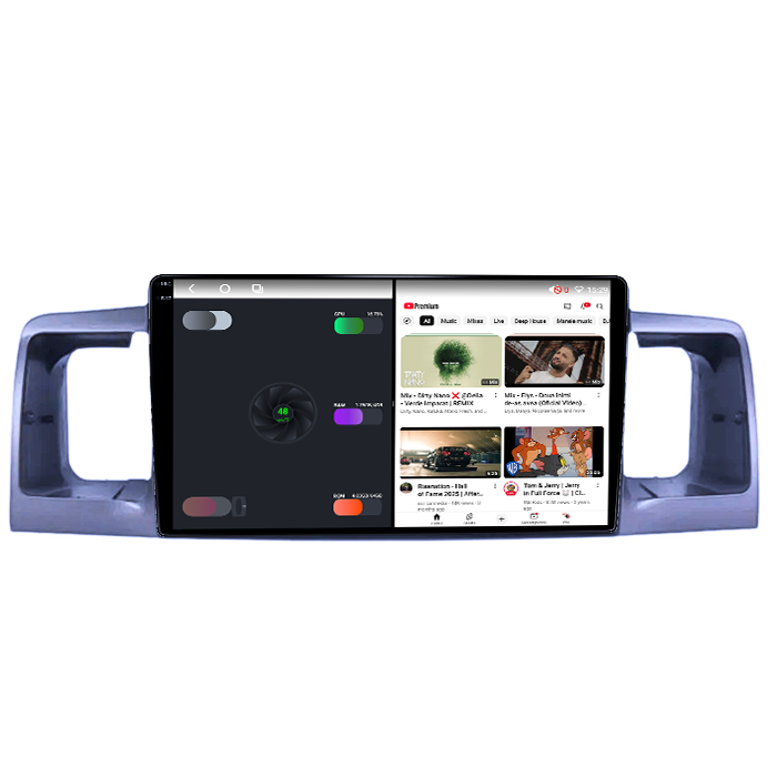 Navigatie dedicata Toyota Corolla 2000-2004, 4GB RAM 64GB ROM, Procesor Qualcomm Octacore, Android 14, Rezolutie 2K, Display QLED 9", DSP, Carplay&Android Auto, SIM 4G [4]