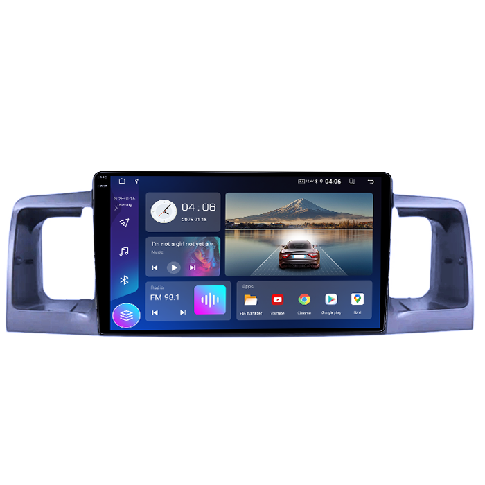 Navigatie dedicata Toyota Corolla 2000-2004, 4GB RAM 64GB ROM, Quad Core, Display 9" QLED 1K, Carplay, Android 14, Bluetooth, Magazin Play, Suport Camere AHD [4]