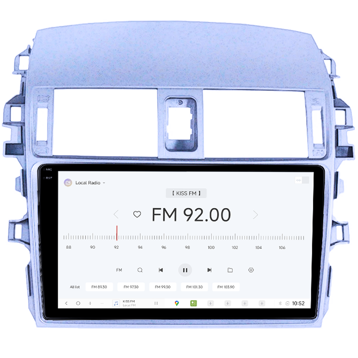 Navigatie dedicata Toyota Corolla 2006-2013, DUDU3, 4GB RAM 64GB ROM, Octacore, Platforma 8581, Android, Display QLED 9", DSP, Carplay&AndroidAuto [4]