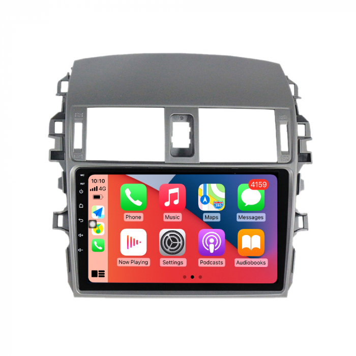 Navigatie dedicata Toyota Corolla 2006-2013, 4 GB RAM 32 ROM, Android 13, Display QLED, 9", DSP, Carplay, Android Auto, Internet, Youtube, Waze, WI-FI, USB, Bluetooth [3]