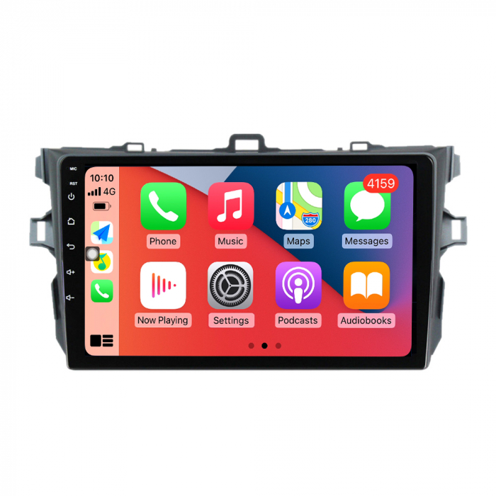 Navigatie dedicata Toyota Corolla 2006-2013, 4 GB RAM 32 ROM, Android 13, Display QLED, 9", DSP, Carplay, Android Auto, Internet, Youtube, Waze, WI-FI, USB, Bluetooth [3]