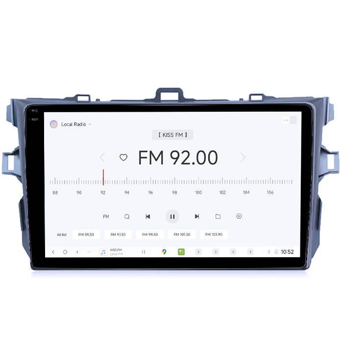 Navigatie dedicata Toyota Corolla 2007-2013, DUDU3, 4GB RAM 64GB ROM, Octacore, Platforma 8581, Android, Display QLED 9", DSP, Carplay&AndroidAuto [4]